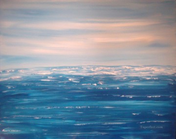 風景 Painting - 抽象的な海景098